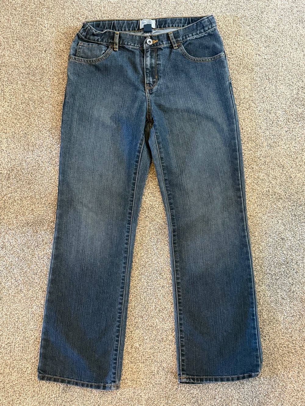 Children’s Place Classic Boy’s Straight-Leg Jeans in Dark Blue